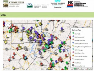 NC Growing Together NC Local Food Systems Infrastructure Map