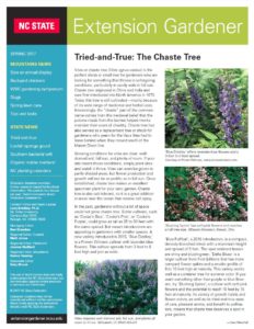 Cover to Extension Gardener Newsletter