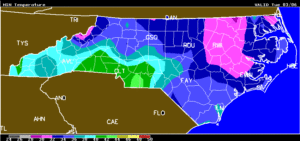 Cover photo for AWIS Weather Service Forecast for Tonight (Mon March 5 2018)