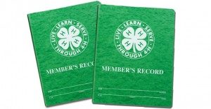 Cover photo for Project Record Books Due Jan. 15