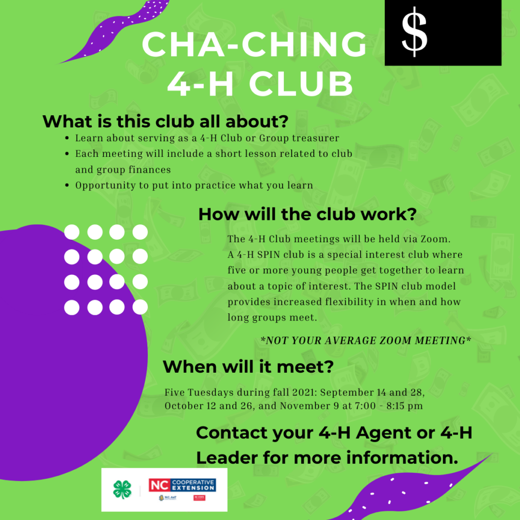 flyer for club