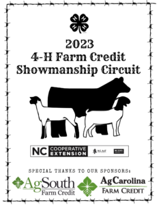 2023 4-h farm credit showmanship circuit logo