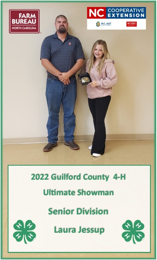 Laura Jessup Wins the Senior Division 4-H Ultimate Showman