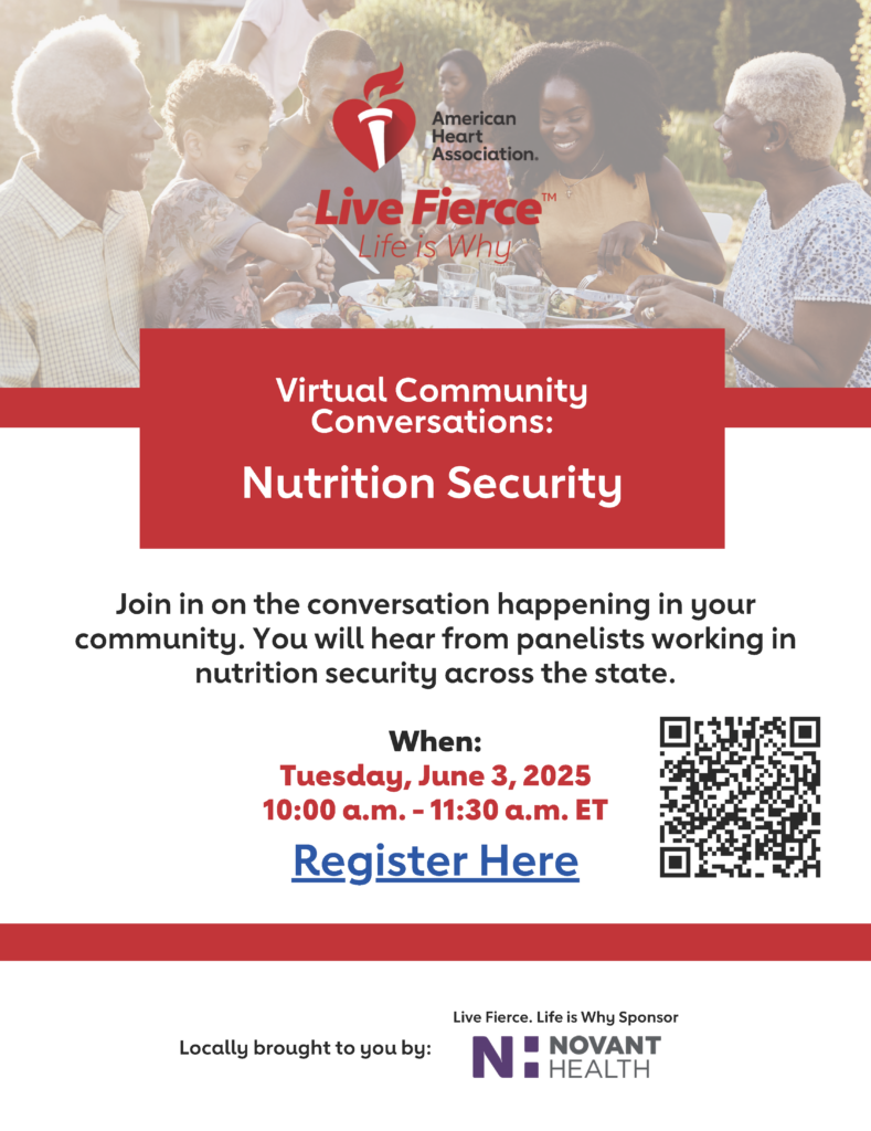 Virtual Community Conversations - Nutrition Security